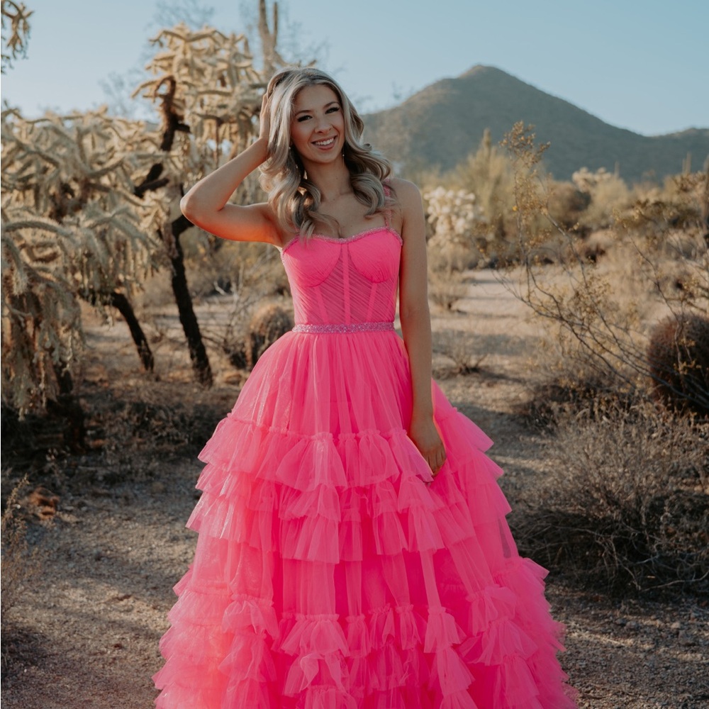 Elegant Hot Pink Gown